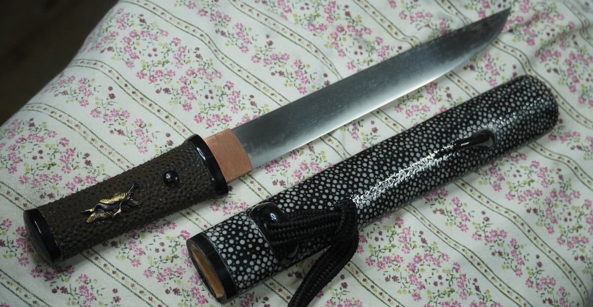 Pavel Bolf - Hira zukuri tanto in aikuchi koshirae
