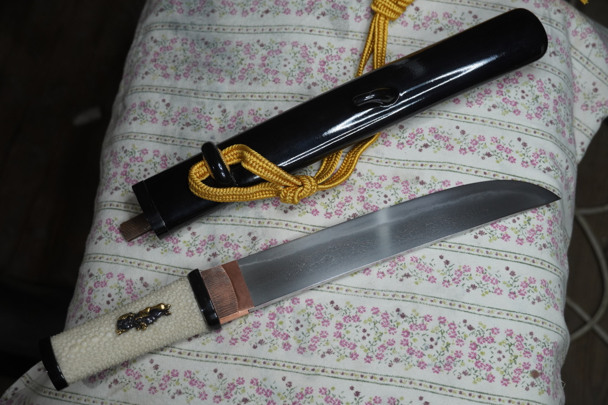 Pavel Bolf - Hira zukuri tanto in aikuchi koshirae