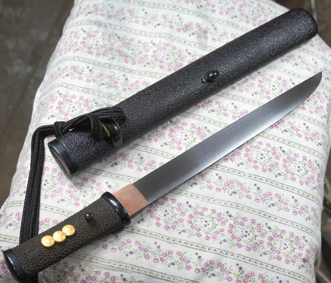 Pavel Bolf - Hira zukuri tanto in aikuchi koshirae