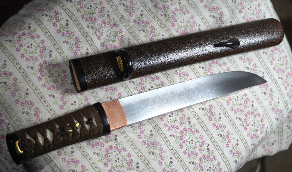 Pavel Bolf - Hira zukuri tanto in aikuchi koshirae