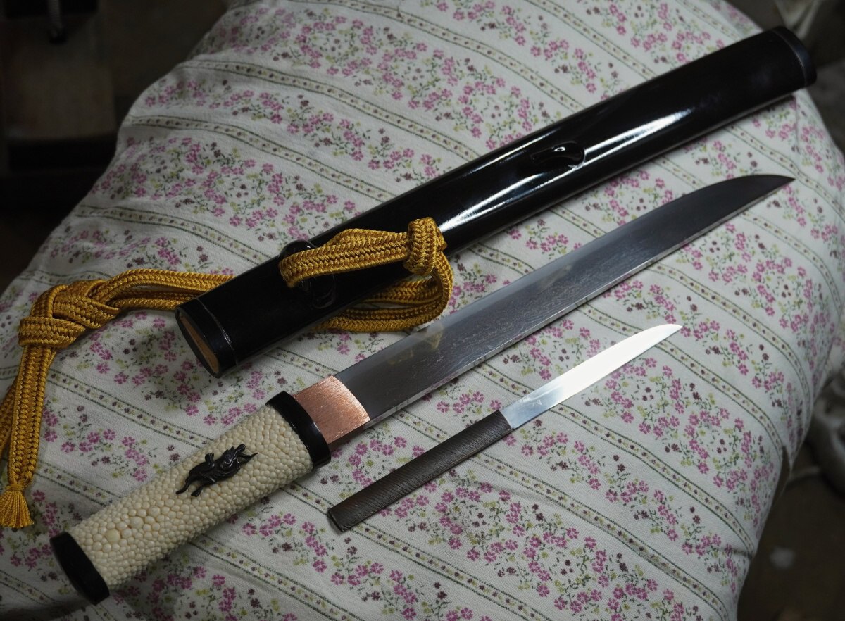 Pavel Bolf - Hira zukuri tanto in aikuchi koshirae