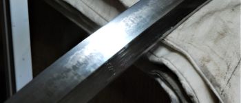 Pavel Bolf - Ichimonji katana kissaki detail