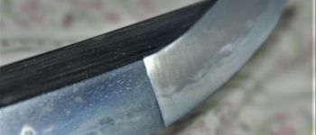 Pavel Bolf - Katana in the style of the Nambokucho period. Blade detial.