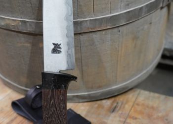 Pavel Bolf - damascus steel knife