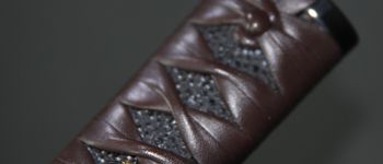 Pavel Bolf - katana in uchigatana koshirae, detail of Kashira