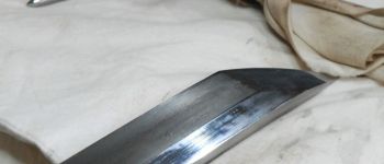 Pavel Bolf - Ichimonji katana detail hrotu