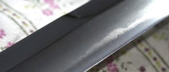 Pavel Bolf - Kanmuri otoshi zukuri tanto in Aikuchi koshirae