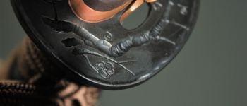 Pavel Bolf - katana in uchigatana koshirae, detail of tsuba