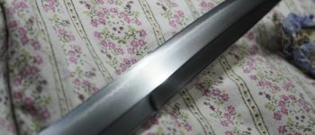 Pavel Bolf - Kanmuri otoshi zukuri tanto in Aikuchi koshirae