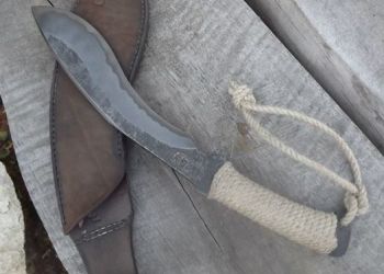 Pavel Bolf - knife made of non-folded steel sunobe