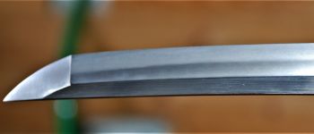Pavel Bolf - Katana in the style of the Nambokucho period. Blade detail.