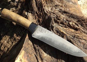 Pavel Bolf - damascus steel knife