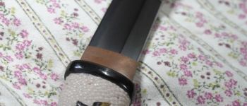 Pavel Bolf - Kanmuri otoshi zukuri tanto in Aikuchi koshirae