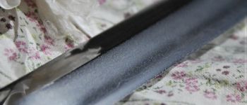 Pavel Bolf - Katana in the style of the Nambokucho period. Blade detial.