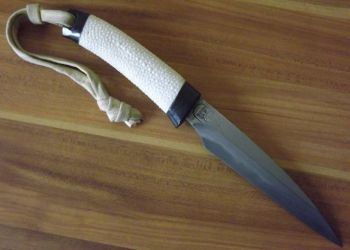 Pavel Bolf - knife made of non-folded steel sunobe