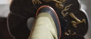 Pavel Bolf - Tachi in the style of Kagemitsu in Tensho koshirae - Tsuba