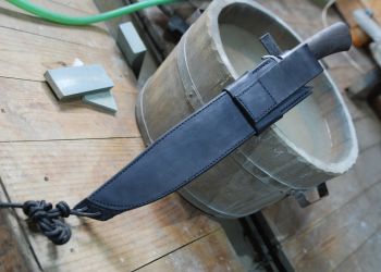 Pavel Bolf - knife made of non-folded steel sunobe