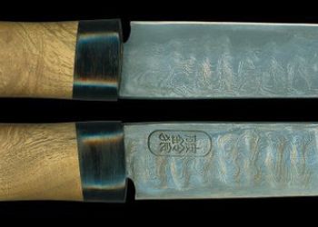 Pavel Bolf - damascus steel knife