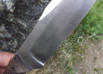 Pavel Bolf - damascus steel knife