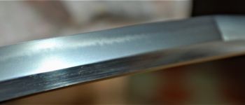 Pavel Bolf - Katana in basic undecorated set in Tensho style, kissaki