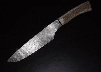 Pavel Bolf - damascus steel knife