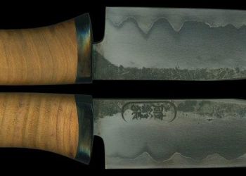 Pavel Bolf - knife made of non-folded steel sunobe
