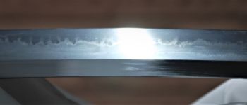 Pavel Bolf - Katana in Bizen-Osafune style. Blade detail.