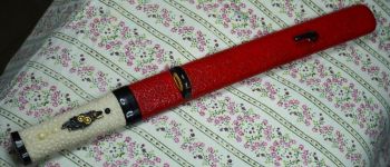 Pavel Bolf - Moroha zukuri tanto in Aikuchi koshirae