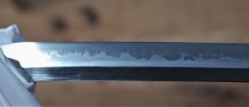 Pavel Bolf - Katana in Bizen-Osafune style. Blade detail.