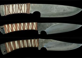 Pavel Bolf - knives made of non-folded steel sunobe