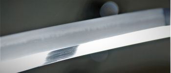 Pavel Bolf - Katana in basic undecorated set in Tensho style, blade detail