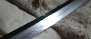 Pavel Bolf - Katana in the style of the Nambokucho period. Blade detial.