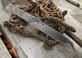 Pavel Bolf - damascus steel knife