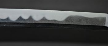 Pavel Bolf - O-wakizashi, Tensho koshirae, reproduction of Soshu style, blade detail