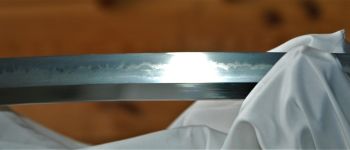 Pavel Bolf - Katana in Bizen-Osafune style. Blade detail.