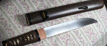 Pavel Bolf - Hira zukuri tanto in aikuchi koshirae