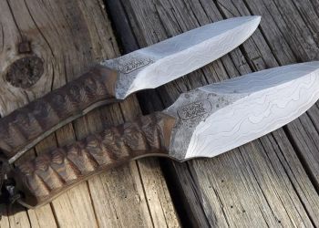 Pavel Bolf - damascus steel knife