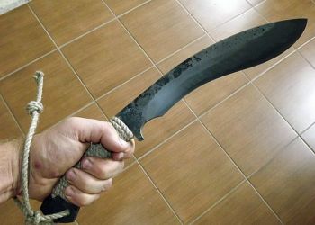 Pavel Bolf - knife made of non-folded steel sunobe