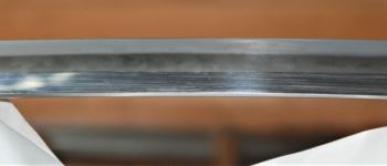 Pavel Bolf - Katana in the style of the Nambokucho period. Blade detail.
