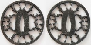 Pavel Bolf - Tsuba Wakizashi, Ichimonji, tensho koshirae, Muromachi 