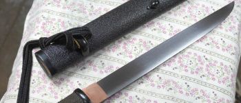 Pavel Bolf - Hira zukuri tanto in Aikuchi koshirae