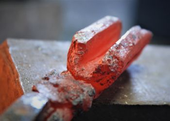 Pavel Bolf, small photo gallery of tanto forging