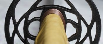 Pavel Bolf - Tachi in uchigatana koshirae, same saya, tsuba