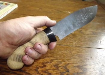 Pavel Bolf - damascus steel knife