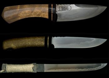 Pavel Bolf - knives made of non-folded steel sunobe
