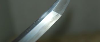 Pavel Bolf - O-wakizashi, tensho koshirae, Blade detail