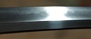 Pavel Bolf - Katana in the style of the Nambokucho period. Blade detial.