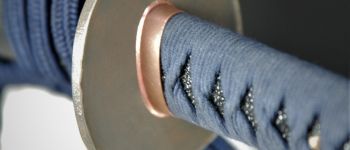 Pavel Bolf - Katana v základní nezdobené soupravě v Tenshó stylu , tsuba