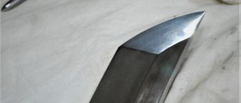 Pavel Bolf - Ichimonji katana kissaki detail