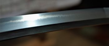 Pavel Bolf - Katana in basic undecorated set in Tensho style, blade detail